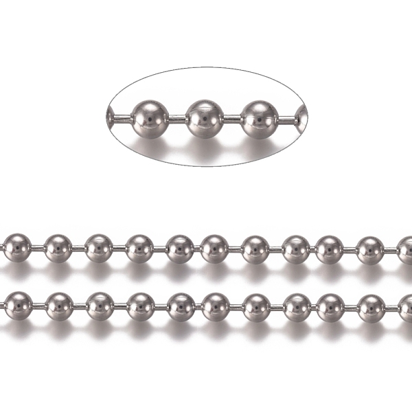 PandaHall 3.28 Feet 304 Stainless Steel Ball Chains, with Card Paper, Stainless Steel Color, 8mm 304 Stainless Steel
PandaHall 3.28 Feet 304 Stainless Steel Ball Chains, with Card Paper, Stainless Steel Color, 8mm 304 Stainless Steel