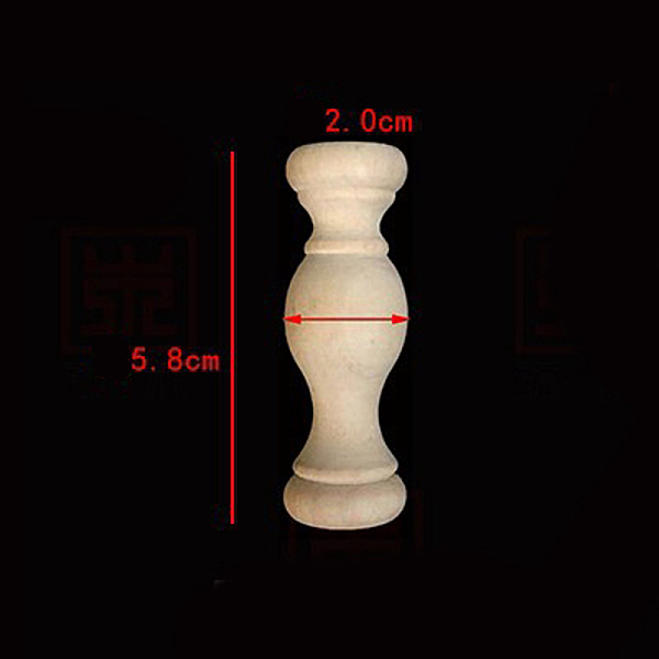 PandaHall Wooden Baluster Spindle, for Cabinet Decoration, Blanched Almond, 5.8x2cm Wood
PandaHall Wooden Baluster Spindle, for Cabinet Decoration, Blanched Almond, 5.8x2cm Wood