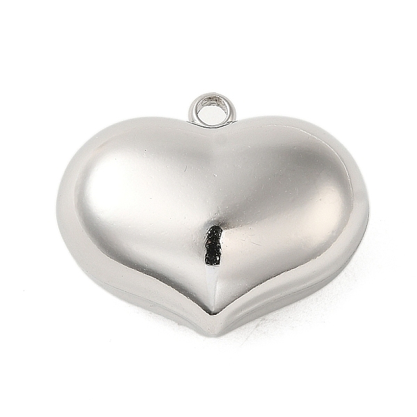 PandaHall 304 Stainless Steel Pendants, Heart Charm, Stainless Steel Color, 21.5x25x13mm, Hole: 2.1mm 304 Stainless Steel Heart
PandaHall 304 Stainless Steel Pendants, Heart Charm, Stainless Steel Color, 21.5x25x13mm, Hole: 2.1mm 304 Stainless Steel Heart