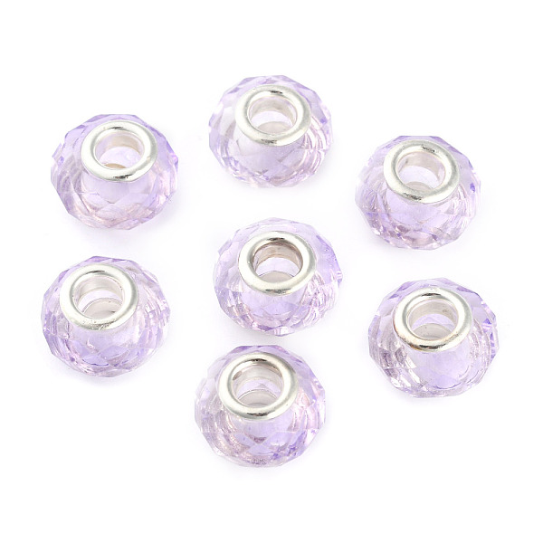 PandaHall Handmade Glass European Beads, Large Hole Beads, Silver Color Brass Core, Lavender, 14x8mm, Hole: 5mm Glass+Brass Core Rondelle..., Purple
PandaHall Handmade Glass European Beads, Large Hole Beads, Silver Color Brass Core, Lavender, 14x8mm, Hole: 5mm Glass+Brass Core Rondelle..., Purple