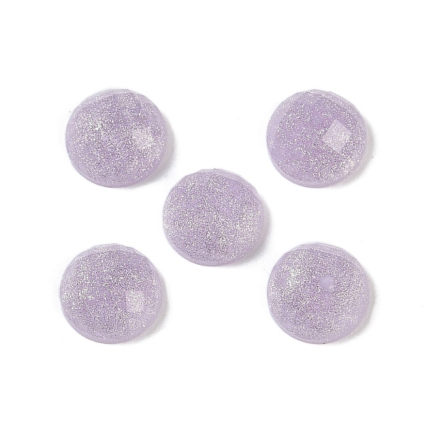PandaHall Translucent Epoxy Resin Glitter Powder Decoden Cabochons, Faceted Half Round/Dome, Plum, 10x5mm Epoxy Resin Half Round Purple
PandaHall Translucent Epoxy Resin Glitter Powder Decoden Cabochons, Faceted Half Round/Dome, Plum, 10x5mm Epoxy Resin Half Round Purple