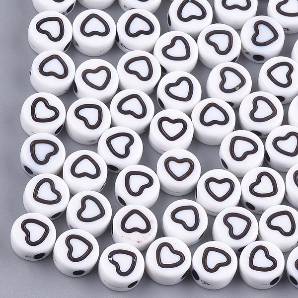 PandaHall Craft Style Acrylic Beads, Flat Round with Heart, White, 7x3.5mm, Hole: 1.5mm, about 400~440pcs/50g Acrylic Flat Round White
PandaHall Craft Style Acrylic Beads, Flat Round with Heart, White, 7x3.5mm, Hole: 1.5mm, about 400~440pcs/50g Acrylic Flat Round White