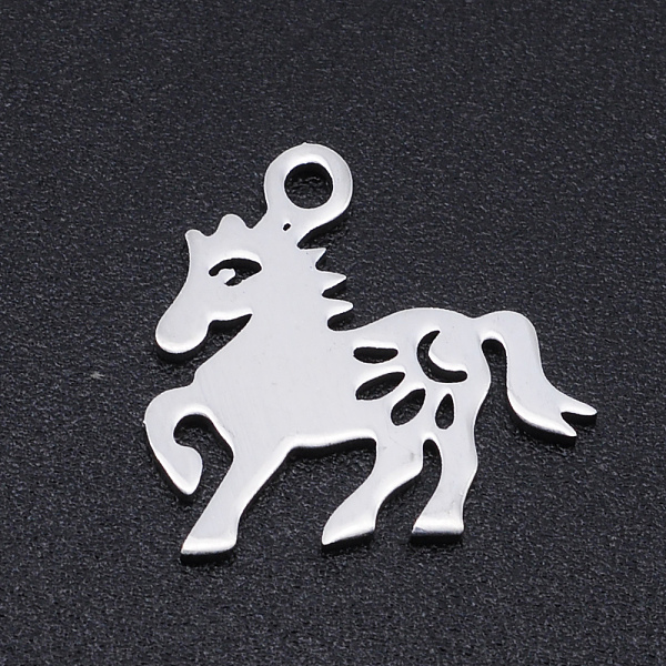 PandaHall 201 Stainless Steel Charms, Horse, Hollow, Stainless Steel Color, 14x15x1mm, Hole: 1.5mm 201 Stainless Steel Horse
PandaHall 201 Stainless Steel Charms, Horse, Hollow, Stainless Steel Color, 14x15x1mm, Hole: 1.5mm 201 Stainless Steel Horse