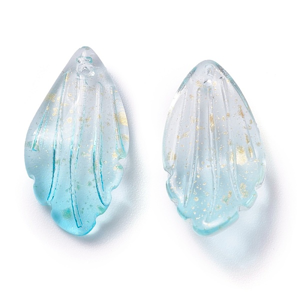 PandaHall Transparent Glass Charms, with Gold Foil, Petaline, Sky Blue, 22x12x5mm, Hole: 1mm Glass Petaline
PandaHall Transparent Glass Charms, with Gold Foil, Petaline, Sky Blue, 22x12x5mm, Hole: 1mm Glass Petaline