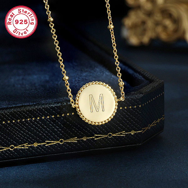 PandaHall Golden Stainless Steel Pendant Necklaces, Initial Letter, Letter M, 15.75 inch(40cm) Stainless Steel Letter M
PandaHall Golden Stainless Steel Pendant Necklaces, Initial Letter, Letter M, 15.75 inch(40cm) Stainless Steel Letter M
