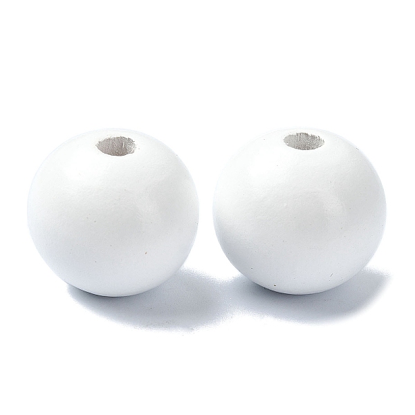 PandaHall Wood Large Hole European Beads, Round, White, 19~20x18mm, Hole: 4.2mm Wood Round White
PandaHall Wood Large Hole European Beads, Round, White, 19~20x18mm, Hole: 4.2mm Wood Round White