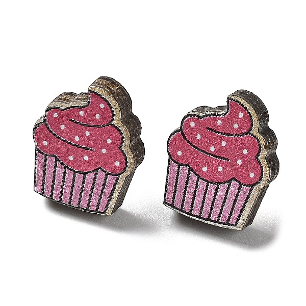 PandaHall Printing Wood Stud Earrings for Women, with 316 Stainless Steel Pins, Ice Cream, Hot Pink, 17x14mm Wood Ice Cream
PandaHall Printing Wood Stud Earrings for Women, with 316 Stainless Steel Pins, Ice Cream, Hot Pink, 17x14mm Wood Ice Cream