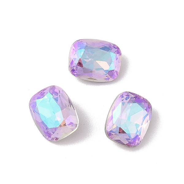 PandaHall Glass Rhinestone Cabochons, Flat Back & Back Plated, Faceted, Rectangle, Vitrail Light, 10x8x4mm Glass Rhinestone Rectangle Purple
PandaHall Glass Rhinestone Cabochons, Flat Back & Back Plated, Faceted, Rectangle, Vitrail Light, 10x8x4mm Glass Rhinestone Rectangle Purple