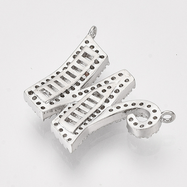 PandaHall Real Platinum Plated Brass Pendants, with Clear Cubic Zirconia, Letter, Nickel Free, Letter.W, 14x19.5x2.5mm, Hole: 1mm...
PandaHall Real Platinum Plated Brass Pendants, with Clear Cubic Zirconia, Letter, Nickel Free, Letter.W, 14x19.5x2.5mm, Hole: 1mm...