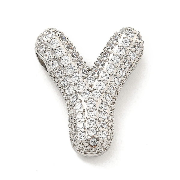 PandaHall Platinum Plated Brass Micro Pave Cubic Zirconia Pendants, Letter Charms, Letter Y, 19x20x6.5mm, Hole: 3x2.5mm Brass+Cubic Zirconia..., Clear
PandaHall Platinum Plated Brass Micro Pave Cubic Zirconia Pendants, Letter Charms, Letter Y, 19x20x6.5mm, Hole: 3x2.5mm Brass+Cubic Zirconia..., Clear