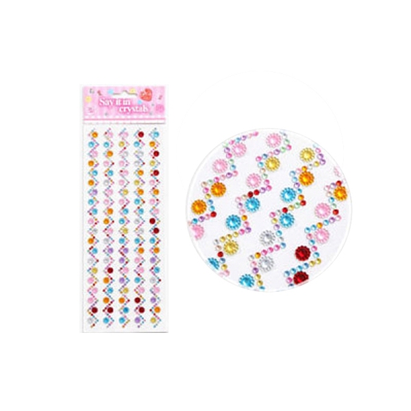 PandaHall Acrylic 3D Rhinestone Stickers, Crystal Gems Decals, for DIY Kid Art Craft, Wave, 255x15mm Acrylic Others Multicolor
PandaHall Acrylic 3D Rhinestone Stickers, Crystal Gems Decals, for DIY Kid Art Craft, Wave, 255x15mm Acrylic Others Multicolor