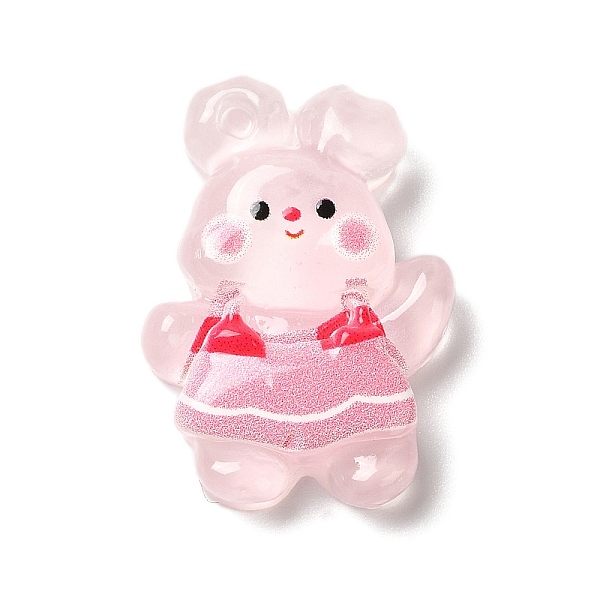 PandaHall Translucent Resin Decoden Cabochons, Cartoon Rabbit with Dress, Pink, 27x19.5x7mm Resin Rabbit Pink
PandaHall Translucent Resin Decoden Cabochons, Cartoon Rabbit with Dress, Pink, 27x19.5x7mm Resin Rabbit Pink