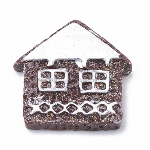 PandaHall Resin Cabochons, with Glitter Powders, House, Coconut Brown, 25.5x24x4.5mm Resin Building Brown
PandaHall Resin Cabochons, with Glitter Powders, House, Coconut Brown, 25.5x24x4.5mm Resin Building Brown