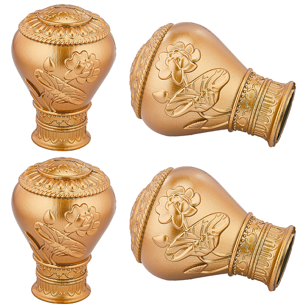 PandaHall Plastic Curtain Rod Heads, Round Drapery Pole Finials, Gold, 88x63x64.5mm, Inner Diameter: 27.8mm Plastic Round Gold
PandaHall Plastic Curtain Rod Heads, Round Drapery Pole Finials, Gold, 88x63x64.5mm, Inner Diameter: 27.8mm Plastic Round Gold