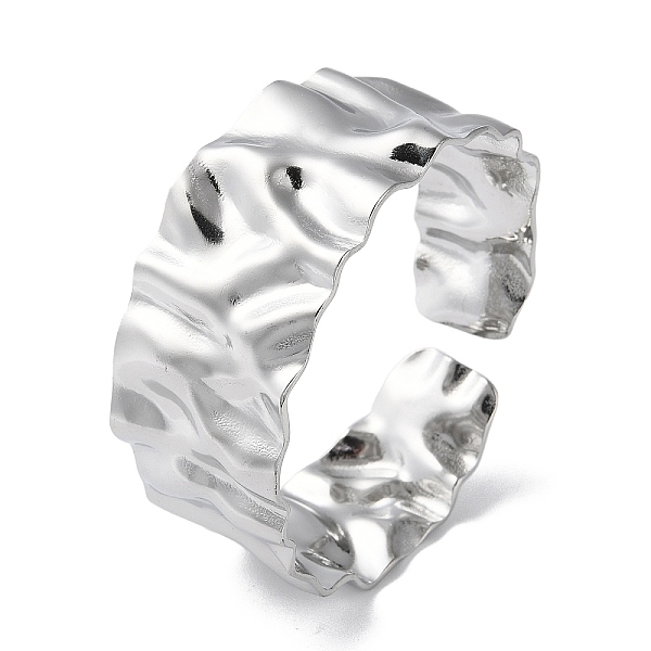 PandaHall 304 Stainless Steel Textured Open Cuff Bangle for Women, Stainless Steel Color, Inner Diameter: 2-1/4 inch(5.65cm) 304 Stainless...
PandaHall 304 Stainless Steel Textured Open Cuff Bangle for Women, Stainless Steel Color, Inner Diameter: 2-1/4 inch(5.65cm) 304 Stainless...
