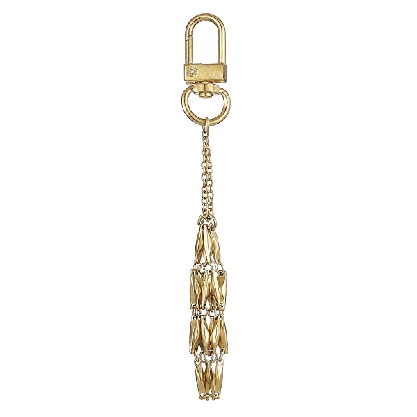 PandaHall 304 Stainless Steel Braided Macrame Pouch Empty Stone Holder for Pendant Decorations, with Alloy Swivel Clasps, Golden, 109mm...
PandaHall 304 Stainless Steel Braided Macrame Pouch Empty Stone Holder for Pendant Decorations, with Alloy Swivel Clasps, Golden, 109mm...