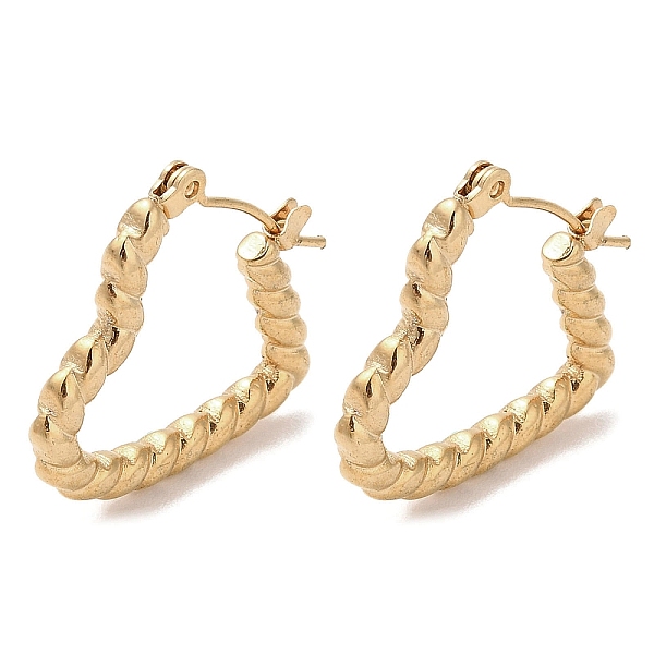 PandaHall Twist Heart 201 Stainless Steel Half Hoop Earrings for Women, with 304 Stainless Steel Pin, Golden, 22.5x3mm 201 Stainless Steel...
PandaHall Twist Heart 201 Stainless Steel Half Hoop Earrings for Women, with 304 Stainless Steel Pin, Golden, 22.5x3mm 201 Stainless Steel...
