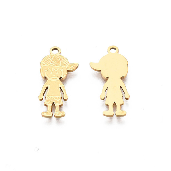 PandaHall 201 Stainless Steel Pendants, Girl, Real 18K Gold Plated, 18x8.5x1mm, Hole: 1.4mm 201 Stainless Steel Human
PandaHall 201 Stainless Steel Pendants, Girl, Real 18K Gold Plated, 18x8.5x1mm, Hole: 1.4mm 201 Stainless Steel Human