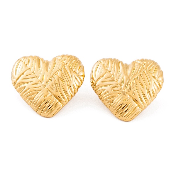 PandaHall Ion Plating(IP) Heart 304 Stainless Steel Stud Earrings for Women, Golden, 24x26mm 304 Stainless Steel Heart
PandaHall Ion Plating(IP) Heart 304 Stainless Steel Stud Earrings for Women, Golden, 24x26mm 304 Stainless Steel Heart