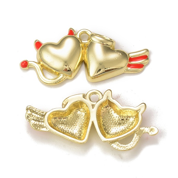 PandaHall Rack Plating Alloy Enamel Pendants, Golden, Double Heart Charm, Tomato, 19x39x4mm, Hole: 2mm Alloy+Enamel Heart Red
PandaHall Rack Plating Alloy Enamel Pendants, Golden, Double Heart Charm, Tomato, 19x39x4mm, Hole: 2mm Alloy+Enamel Heart Red