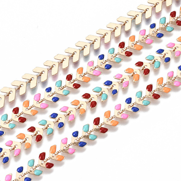 PandaHall Brass Cobs Chain, with Enamel, Long-Lasting Plated, Soldered, Colorful, Light Gold, Link: 7x6.5x1.5mm Brass+Enamel
PandaHall Brass Cobs Chain, with Enamel, Long-Lasting Plated, Soldered, Colorful, Light Gold, Link: 7x6.5x1.5mm Brass+Enamel