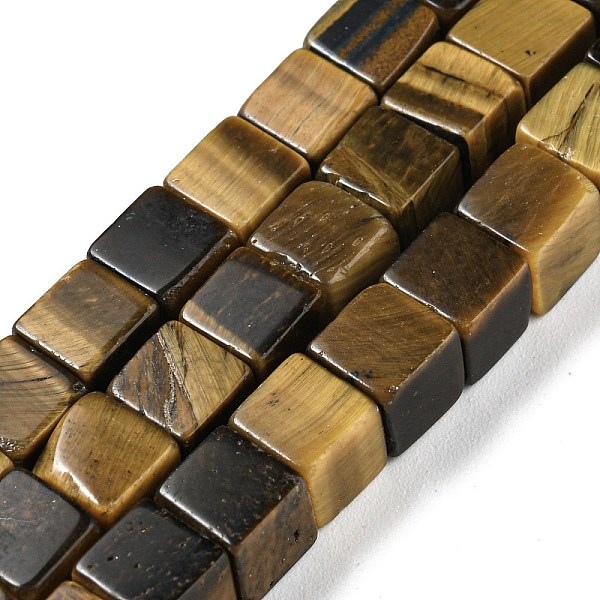 PandaHall Natural Tiger Eye Beads Strands, Cube, 6~6.5x6~6.5x6~6.5mm, Hole: 1.2mm, about 63~64pcs/strand, 15''~15.16''(38.1~38.5cm) Tiger...
PandaHall Natural Tiger Eye Beads Strands, Cube, 6~6.5x6~6.5x6~6.5mm, Hole: 1.2mm, about 63~64pcs/strand, 15''~15.16''(38.1~38.5cm) Tiger...