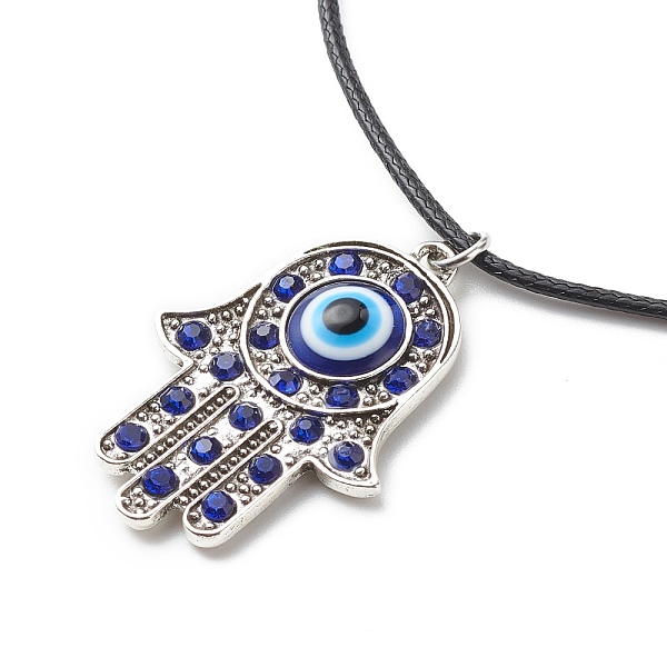 PandaHall Aquamarine Rhinestone Hamsa Hand with Resin Evil Eye Pendant Necklace for Women, Antique Silver, 17.95 inch(45.6cm) Rhinestone..., Cyan
PandaHall Aquamarine Rhinestone Hamsa Hand with Resin Evil Eye Pendant Necklace for Women, Antique Silver, 17.95 inch(45.6cm) Rhinestone..., Cyan