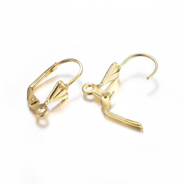 PandaHall 304 Stainless Steel Leverback Earring Findings, with Loop, Real 18k Gold Plated, 19x12x6mm, Hole: 1.5mm, Pin: 0.8mm 304 Stainless...
PandaHall 304 Stainless Steel Leverback Earring Findings, with Loop, Real 18k Gold Plated, 19x12x6mm, Hole: 1.5mm, Pin: 0.8mm 304 Stainless...