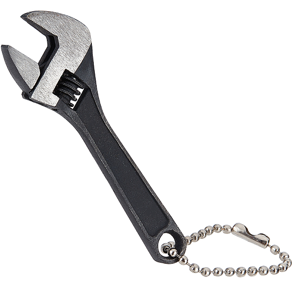 PandaHall High-Carbon Steel Adjustable Wrench, with Ball Chain, Black, 6.8x2x0.7cm Steel Black
PandaHall High-Carbon Steel Adjustable Wrench, with Ball Chain, Black, 6.8x2x0.7cm Steel Black