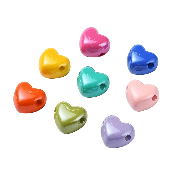 PandaHall 32Pcs 8 Colors Opaque Acrylic European Beads, Large Hole Beads, Pearlized, Heart, Mixed Color, 19.5x21.5x14.5mm, Hole: 4mm Acrylic..., Multicolor
PandaHall 32Pcs 8 Colors Opaque Acrylic European Beads, Large Hole Beads, Pearlized, Heart, Mixed Color, 19.5x21.5x14.5mm, Hole: 4mm Acrylic..., Multicolor
