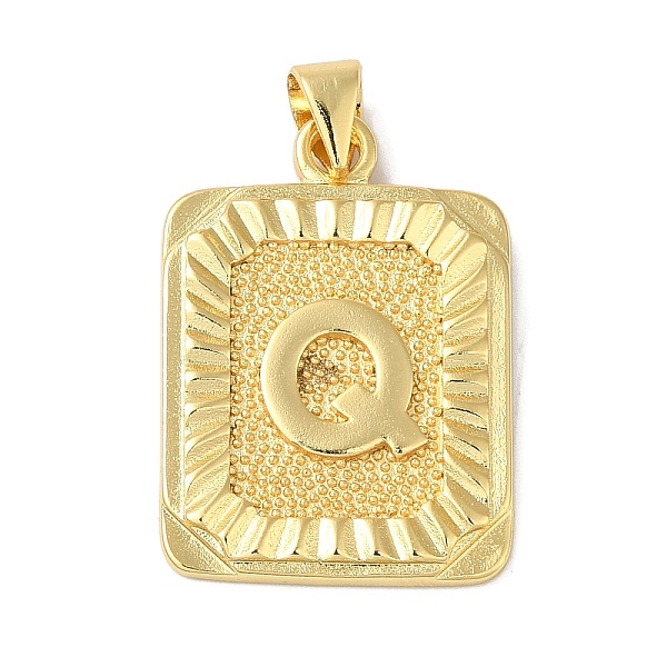 PandaHall Rack Plating Brass Pendants, Long-Lasting Plated, Lead Free & Cadmium Free, Square with Letter Charms, Letter Q, 24x17x2.5mm, Hole...
PandaHall Rack Plating Brass Pendants, Long-Lasting Plated, Lead Free & Cadmium Free, Square with Letter Charms, Letter Q, 24x17x2.5mm, Hole...