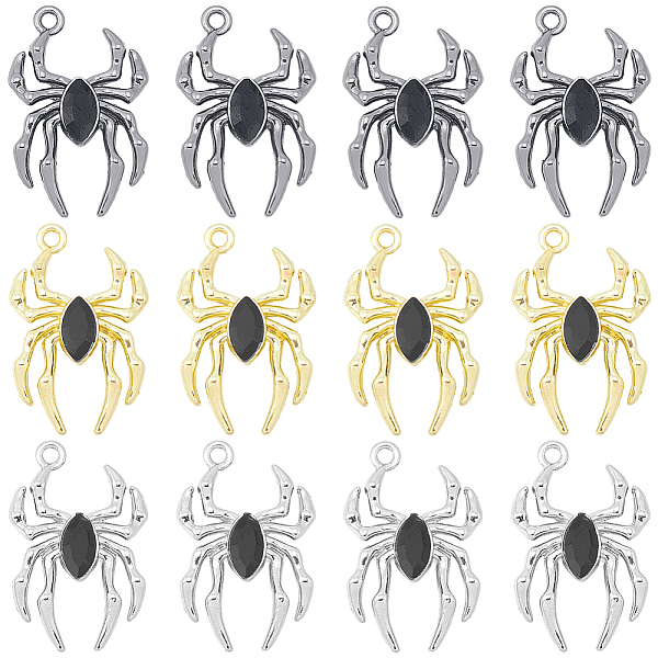 PandaHall SUNNYCLUE 24Pcs 3 Colors Blank Glass Spider Pendant, with Alloy Findings, Lead Free & Cadmium Free, Mixed Color, 25.5x17x4.5mm...
PandaHall SUNNYCLUE 24Pcs 3 Colors Blank Glass Spider Pendant, with Alloy Findings, Lead Free & Cadmium Free, Mixed Color, 25.5x17x4.5mm...
