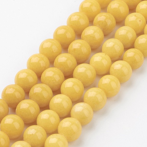 PandaHall Natural Mashan Jade Round Beads Strands, Dyed, Yellow, 8mm, Hole: 1mm, about 51pcs/strand, 15.7 inch Mashan Jade Round Yellow
PandaHall Natural Mashan Jade Round Beads Strands, Dyed, Yellow, 8mm, Hole: 1mm, about 51pcs/strand, 15.7 inch Mashan Jade Round Yellow