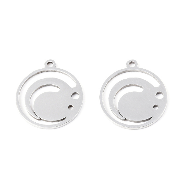 PandaHall 201 Stainless Steel Pendants, Smiling Face Charm, Stainless Steel Color, 17x15x1mm, Hole: 1.4mm 201 Stainless Steel Smiling Face
PandaHall 201 Stainless Steel Pendants, Smiling Face Charm, Stainless Steel Color, 17x15x1mm, Hole: 1.4mm 201 Stainless Steel Smiling Face