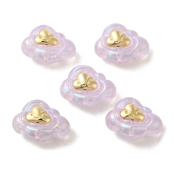 PandaHall Resin Cartoon Cloud Beads, with Golden Plated Alloy Smiling Face, Thistle, 22x29x15mm, Hole: 1.8mm Resin Cloud Purple
PandaHall Resin Cartoon Cloud Beads, with Golden Plated Alloy Smiling Face, Thistle, 22x29x15mm, Hole: 1.8mm Resin Cloud Purple
