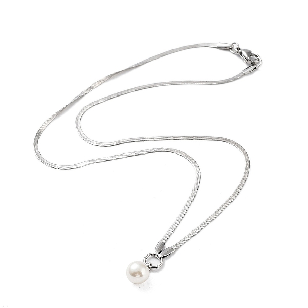 PandaHall 304 Stainless Steel with Plastic Bead Necklaces, Stainless Steel Color, 17.56 inch(44.6cm) 304 Stainless Steel
PandaHall 304 Stainless Steel with Plastic Bead Necklaces, Stainless Steel Color, 17.56 inch(44.6cm) 304 Stainless Steel