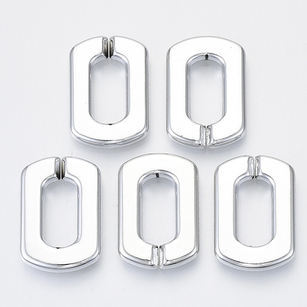 PandaHall UV Plating Acrylic Linking Rings, Quick Link Connectors, for Cross Chains Making, Rectangle, Platinum, 31x21x4.5mm, Inner Diameter...
PandaHall UV Plating Acrylic Linking Rings, Quick Link Connectors, for Cross Chains Making, Rectangle, Platinum, 31x21x4.5mm, Inner Diameter...