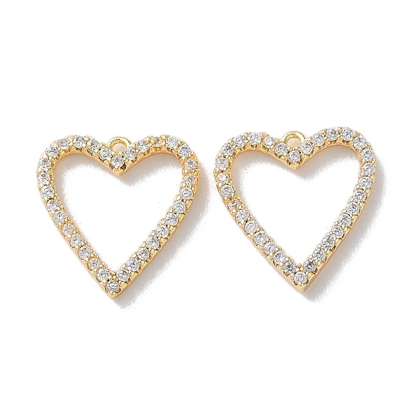 PandaHall Brass Micro Pave Cubic Zirconia Charms, Heart Charms, Real 18K Gold Plated, 12.5x12x2mm, Hole: 0.9mm Brass+Cubic Zirconia Heart..., Clear
PandaHall Brass Micro Pave Cubic Zirconia Charms, Heart Charms, Real 18K Gold Plated, 12.5x12x2mm, Hole: 0.9mm Brass+Cubic Zirconia Heart..., Clear