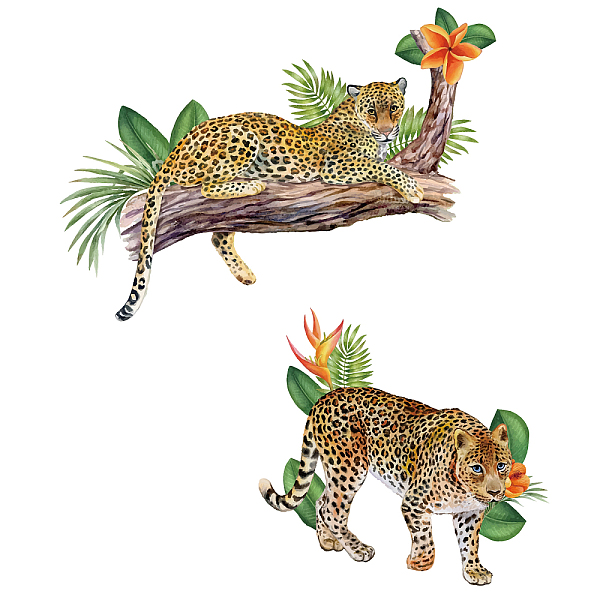 PandaHall PVC Wall Stickers, for Wall Decoration, Leopard Pattern, 290x900mm Plastic Leopard Gold
PandaHall PVC Wall Stickers, for Wall Decoration, Leopard Pattern, 290x900mm Plastic Leopard Gold