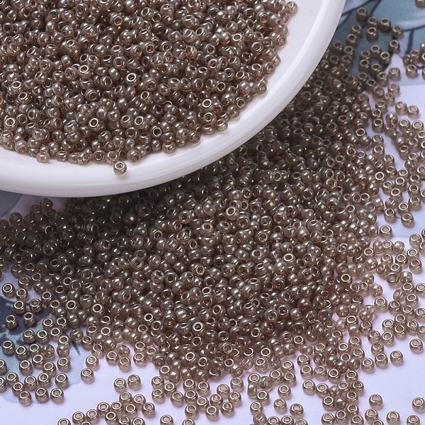PandaHall MIYUKI Round Rocailles Beads, Japanese Seed Beads, 11/0, (RR310) Peach Topaz Gold Luster, 2x1.3mm, Hole: 0.8mm, about 5500pcs/50g..., Brown
PandaHall MIYUKI Round Rocailles Beads, Japanese Seed Beads, 11/0, (RR310) Peach Topaz Gold Luster, 2x1.3mm, Hole: 0.8mm, about 5500pcs/50g..., Brown