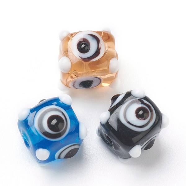 PandaHall Handmade Bumpy Lampwork Beads, Square with Eye, Colorful, 9~9.5x9~9.5mm, Hole: 2mm, about 20pcs/strand, 7.09 inch(18.0cm) Lampwork...
PandaHall Handmade Bumpy Lampwork Beads, Square with Eye, Colorful, 9~9.5x9~9.5mm, Hole: 2mm, about 20pcs/strand, 7.09 inch(18.0cm) Lampwork...