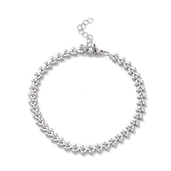 PandaHall 304 Stainless Steel Cobs Chain Bracelets for Men Women, Stainless Steel Color, 7-3/8 inch(18.6cm) 304 Stainless Steel
PandaHall 304 Stainless Steel Cobs Chain Bracelets for Men Women, Stainless Steel Color, 7-3/8 inch(18.6cm) 304 Stainless Steel