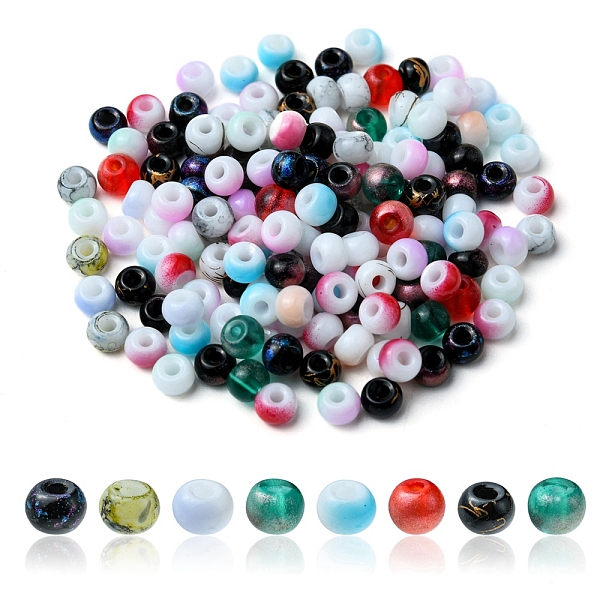 PandaHall 6/0 Glass Seed Beads, Round Hole, Rondelle, Mixed Color, 4~4.5x3~4mm, Hole: 0.8~1.5mm, 10g/box Glass Rondelle Multicolor
PandaHall 6/0 Glass Seed Beads, Round Hole, Rondelle, Mixed Color, 4~4.5x3~4mm, Hole: 0.8~1.5mm, 10g/box Glass Rondelle Multicolor
