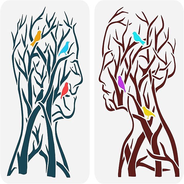 PandaHall FINGERINSPIRE 2PCS Tree of Life Stencil 29.7x21cm Man Woman Painting Stencil Branch Bird Craft Stencils Human Shape Tree Stencil...
PandaHall FINGERINSPIRE 2PCS Tree of Life Stencil 29.7x21cm Man Woman Painting Stencil Branch Bird Craft Stencils Human Shape Tree Stencil...