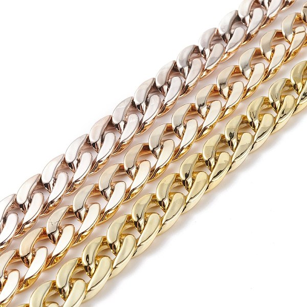 PandaHall CCB Plastic Curb Chains, Twisted Chains, Mixed Color, 23.5x17x6mm Acrylic Multicolor
PandaHall CCB Plastic Curb Chains, Twisted Chains, Mixed Color, 23.5x17x6mm Acrylic Multicolor