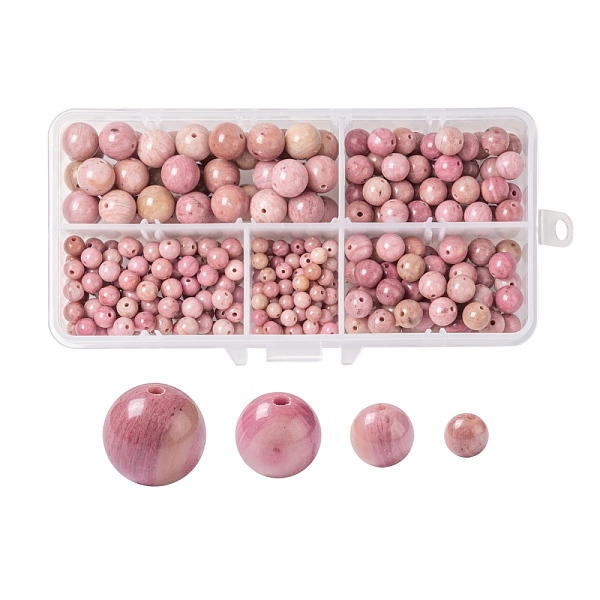 PandaHall 340Pcs 4 Sizes Natural Rhodonite Beads, Round, 4mm/6mm/8mm/10mm, Hole: 0.8~1mm Rhodonite Round
PandaHall 340Pcs 4 Sizes Natural Rhodonite Beads, Round, 4mm/6mm/8mm/10mm, Hole: 0.8~1mm Rhodonite Round