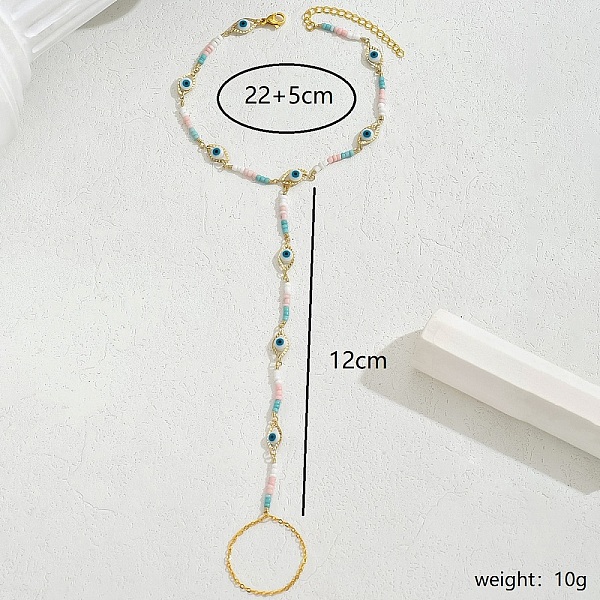 PandaHall Bohemian Beach Wedding Brass Enamel Daisy Anklets Toe Ring for Women Brass
PandaHall Bohemian Beach Wedding Brass Enamel Daisy Anklets Toe Ring for Women Brass