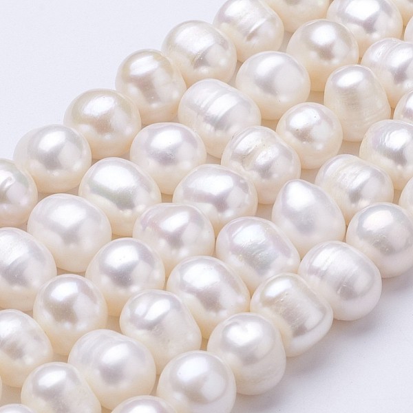 PandaHall Natural Cultured Freshwater Pearl Beads Strands, Potato, Beige, 9~10mm, Hole: 0.5mm, about 42~44pcs/strand, 13.8~14.6 inch Pearl..., Yellow
PandaHall Natural Cultured Freshwater Pearl Beads Strands, Potato, Beige, 9~10mm, Hole: 0.5mm, about 42~44pcs/strand, 13.8~14.6 inch Pearl..., Yellow