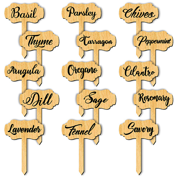 PandaHall arricraft 15 Pcs Plant Labels, Wooden Herb Markers Herb T Type Tags Garden and Greenhouse Labels with Printed Herb Name Garden...
PandaHall arricraft 15 Pcs Plant Labels, Wooden Herb Markers Herb T Type Tags Garden and Greenhouse Labels with Printed Herb Name Garden...