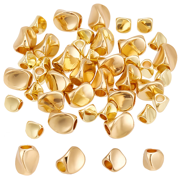 PandaHall 40Pcs 2 Styles Brass Bead, Twist Bead, Golden, 3~5x3~4x3~4mm, Hole: 1.2~1.8mm, 20pcs/style Brass Twist
PandaHall 40Pcs 2 Styles Brass Bead, Twist Bead, Golden, 3~5x3~4x3~4mm, Hole: 1.2~1.8mm, 20pcs/style Brass Twist